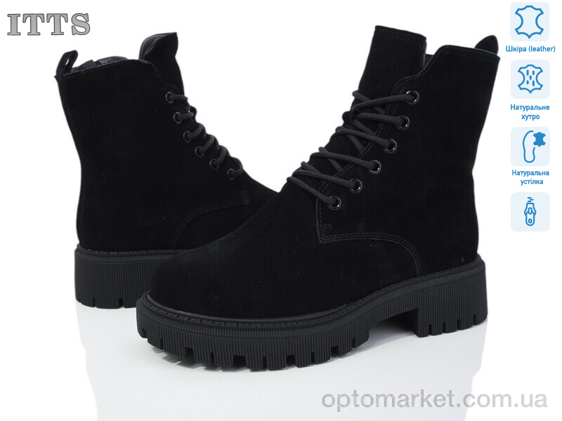 Купить Черевики жіночі AK95-1 ITTS чорний, фото 1