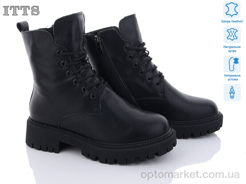 Купить Черевики жіночі AK95-6 ITTS чорний, фото 1