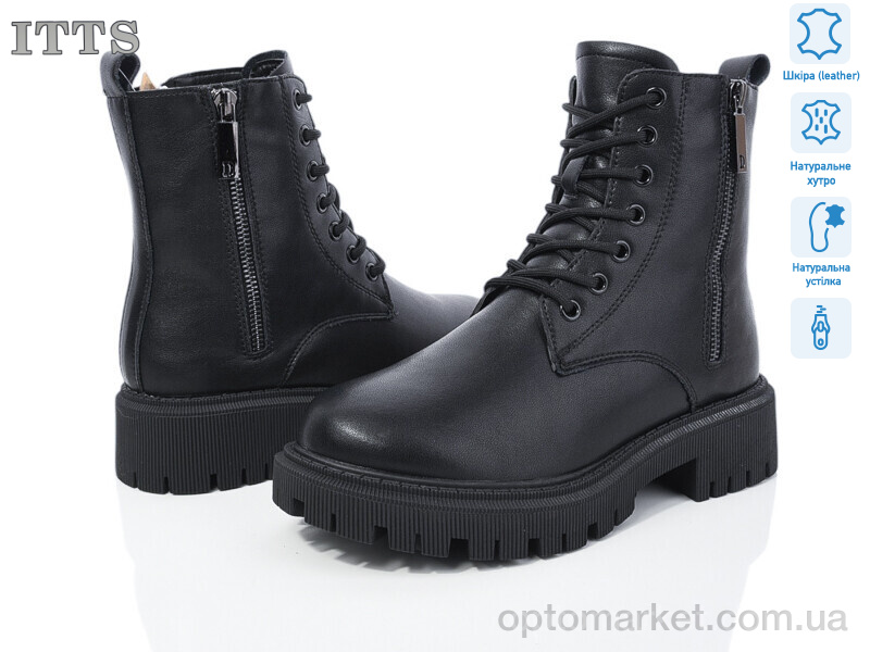 Купить Черевики жіночі AK97-8 ITTS чорний, фото 1