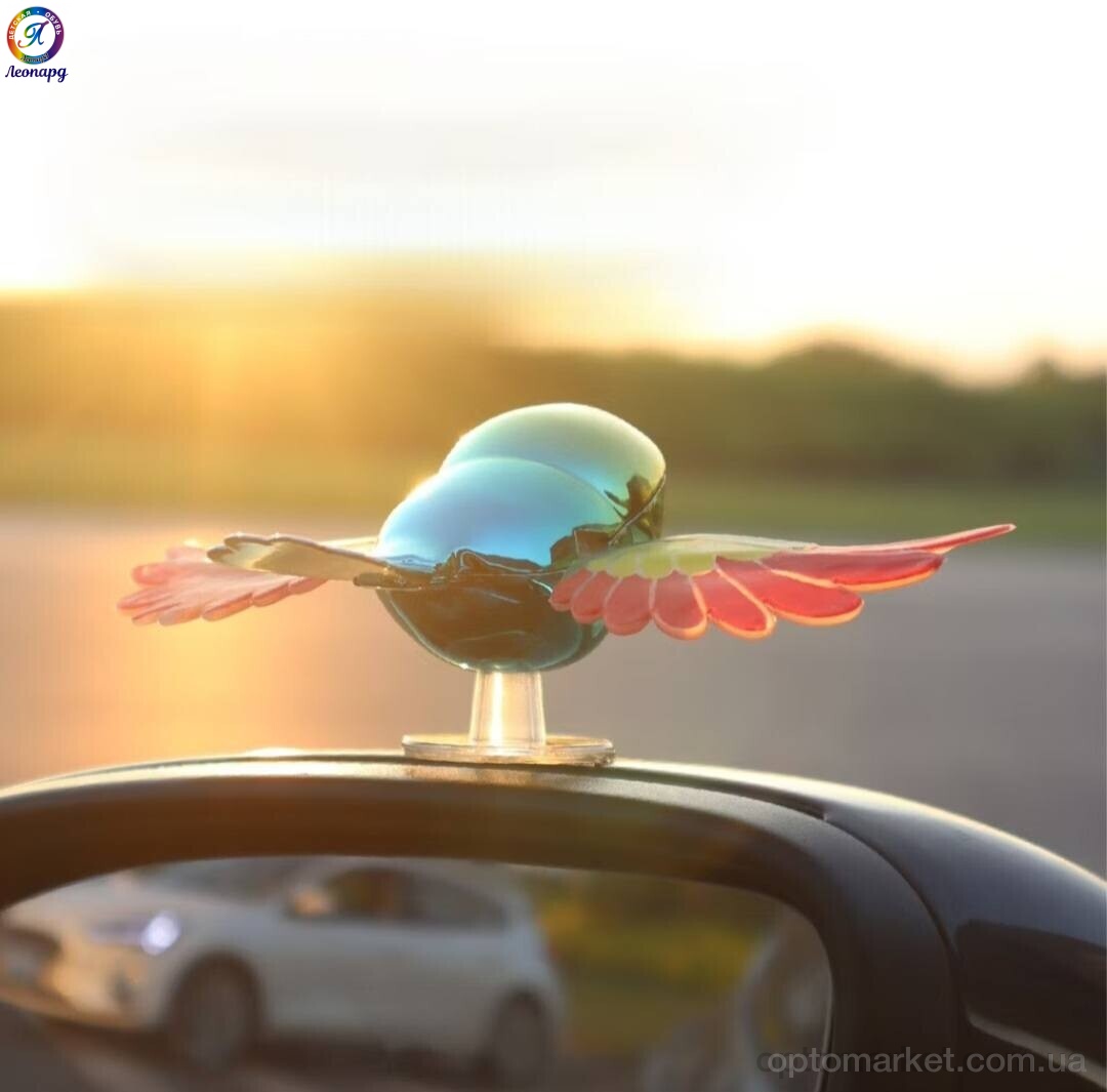 Купить Сувеніри Аксесуар на дзеркало авто птах літаючий Леопард, фото 2