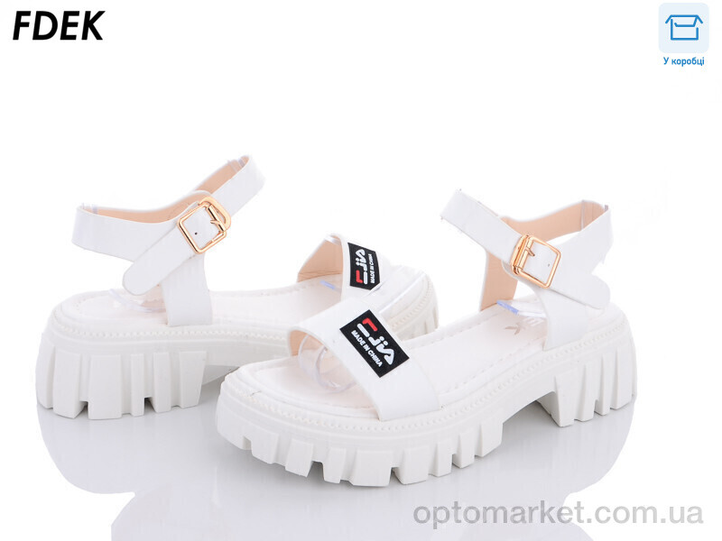 Купить Босоніжки жіночі AL03-020B Fdek білий, фото 1