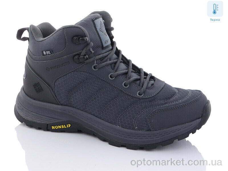 Купить Черевики чоловічі AL147-3 термо Yike сірий, фото 1