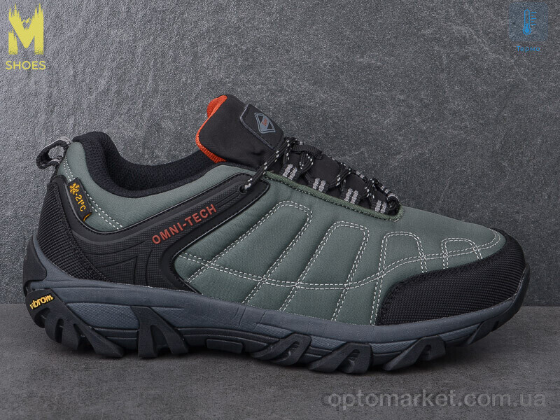 Купить Кросівки чоловічі AM2538-7 термо Supo зелений, фото 2