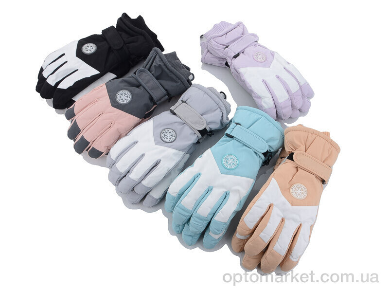 Купить Рукавички унісекс AM6-1 mix Снежинка мікс, фото 1