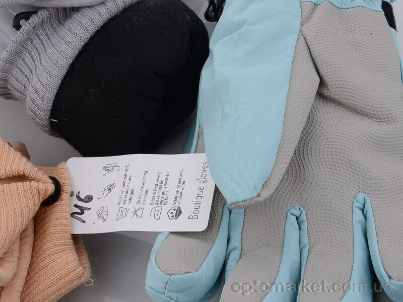 Купить Рукавички унісекс AM6-1 mix Снежинка мікс, фото 2