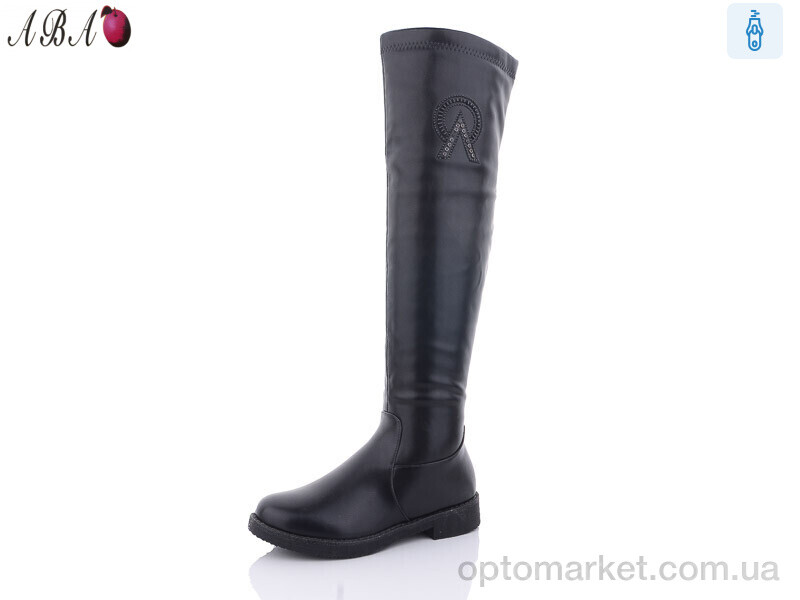 Купить Черевики жіночі AML9315-1 Aba чорний, фото 1