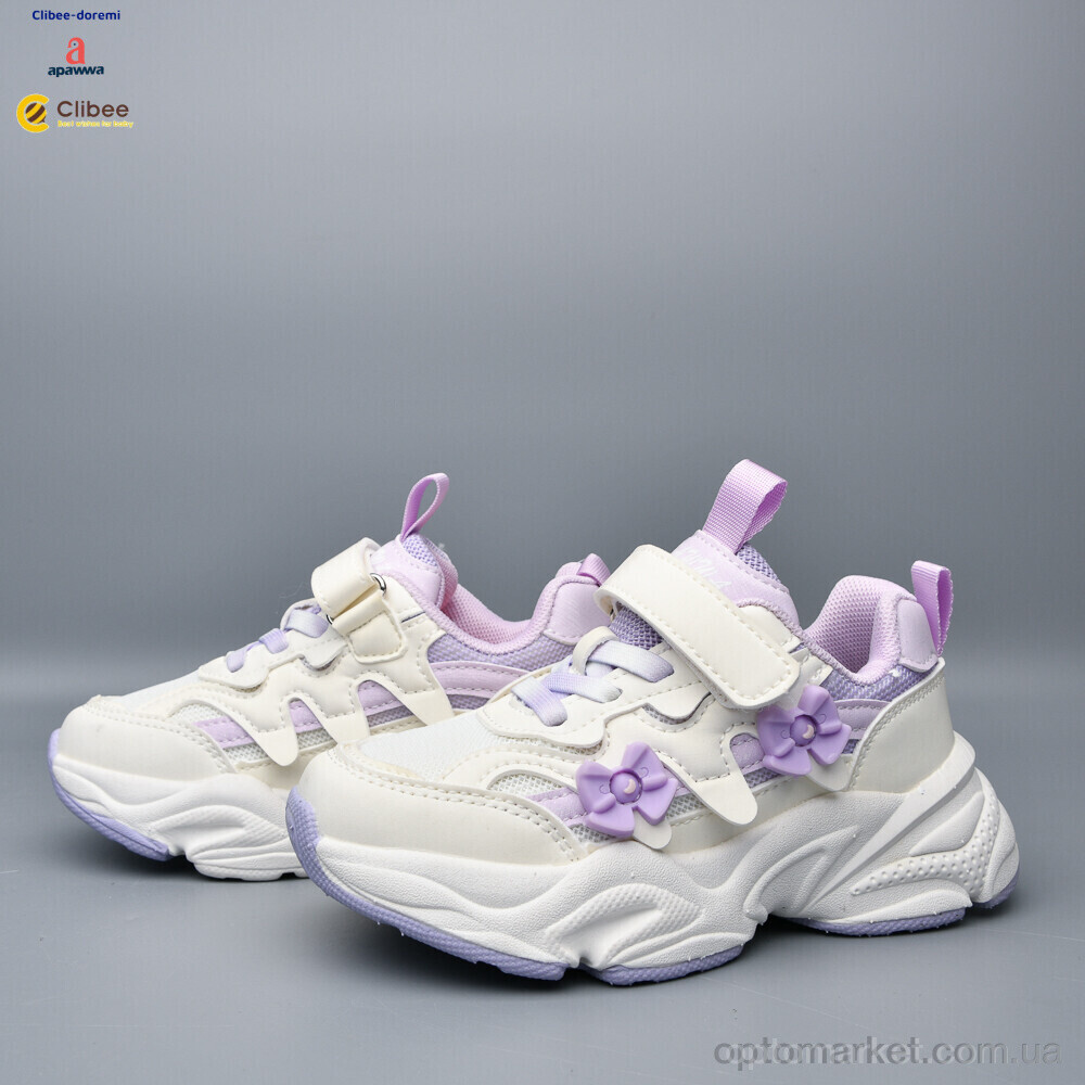 Купить Кросівки дитячі AN605 purple Apawwa бежевий, фото 2