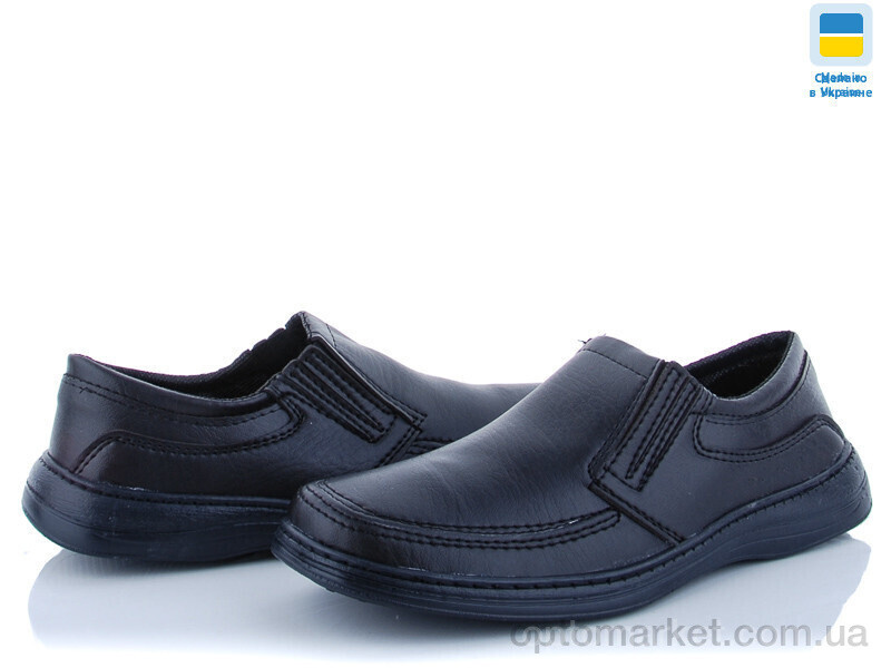 Купить Туфлі чоловічі Ankor Т1 черный-old Ankor чорний, фото 1