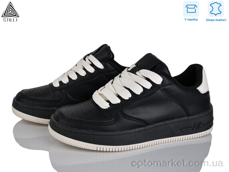 Купить Кросівки жіночі AR20-10 шкіра Stilli чорний, фото 1