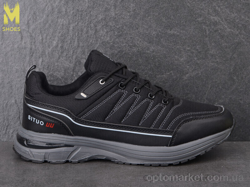 Купить Кросівки чоловічі AS9216-2 Situo чорний, фото 2