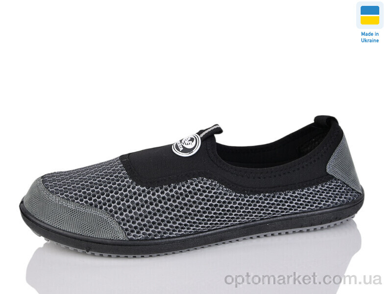 Купить Сліпони чоловічі AT3 чорна сітка Verta сірий, фото 1