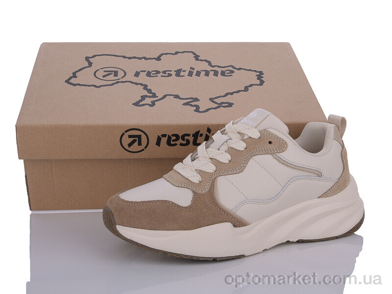 Купить Кросівки жіночі AWB24014 beige Restime бежевий, фото 1