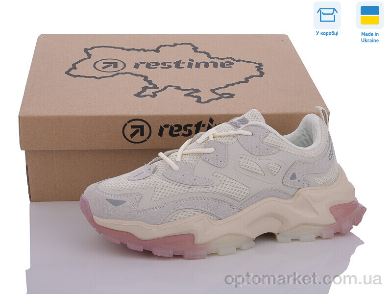 Купить Кросівки жіночі AWL24022 beige Restime бежевий, фото 1