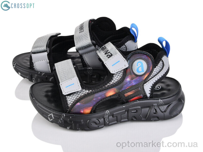 Купить Сандалі дитячі AX01-1 grey Apawwa сірий, фото 1