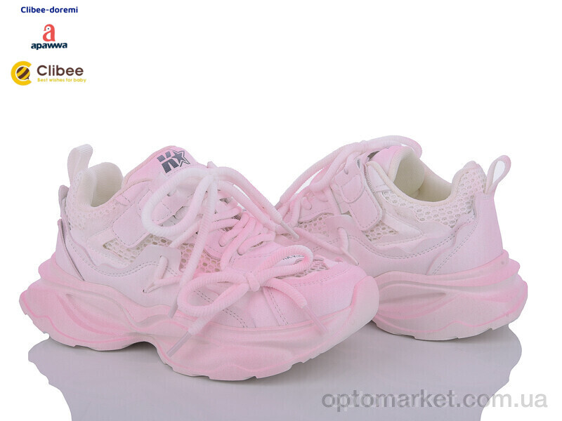 Купить Кросівки дитячі AX1636 pink Apawwa рожевий, фото 1