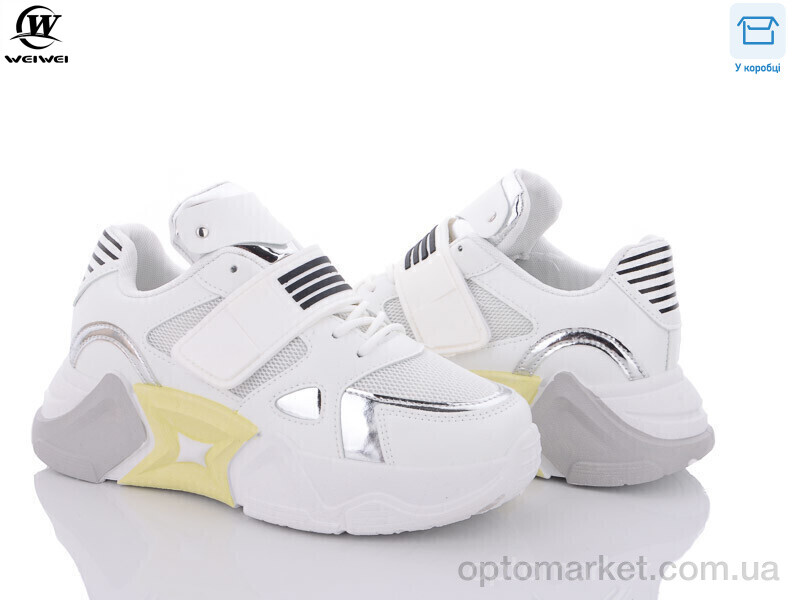 Купить Кросівки жіночі AX18 white Wei Wei білий, фото 1