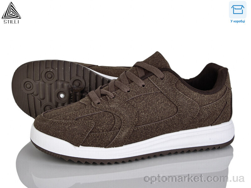 Купить Кросівки жіночі AX30-4R шкіра Stilli коричневий, фото 1