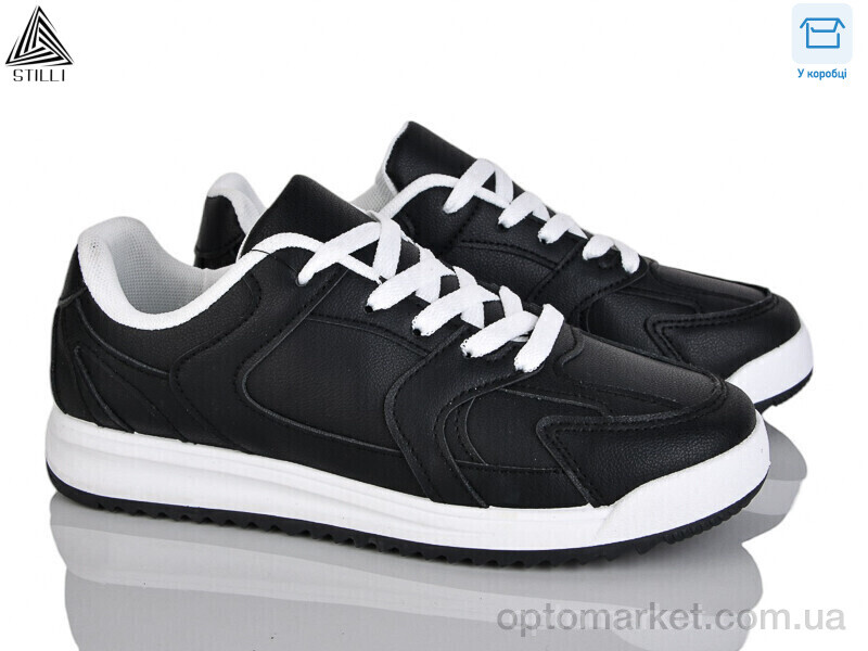 Купить Кросівки жіночі AX30-5 шкіра Stilli чорний, фото 1