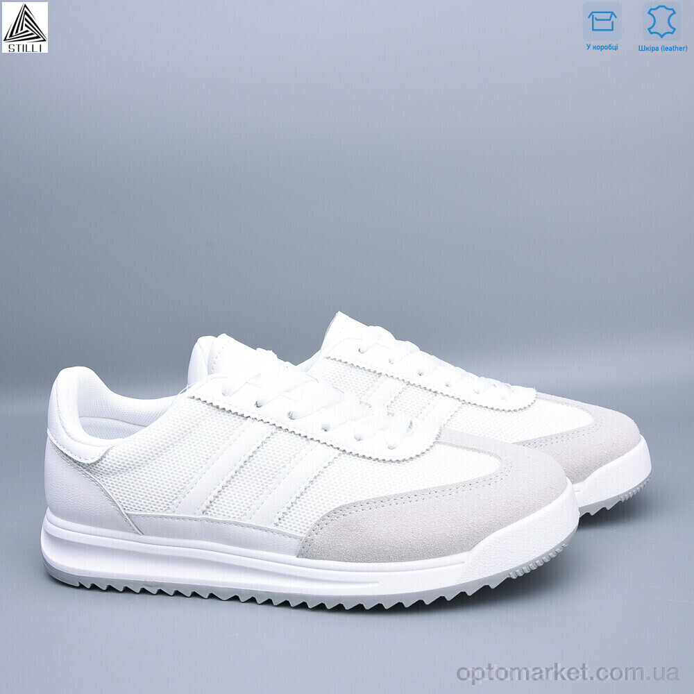 Купить Кросівки жіночі AX50-2 шкіра Stilli білий, фото 2