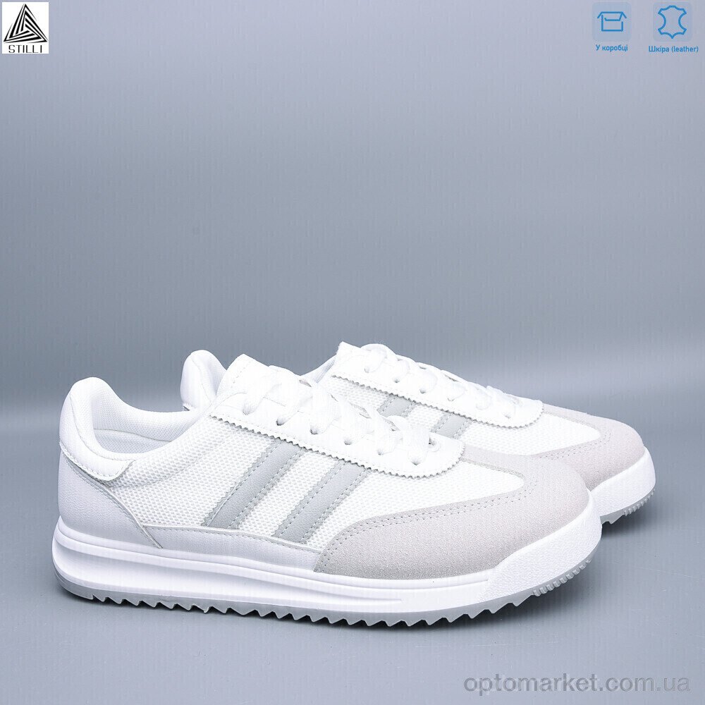 Купить Кросівки жіночі AX50-4 шкіра Stilli білий, фото 2