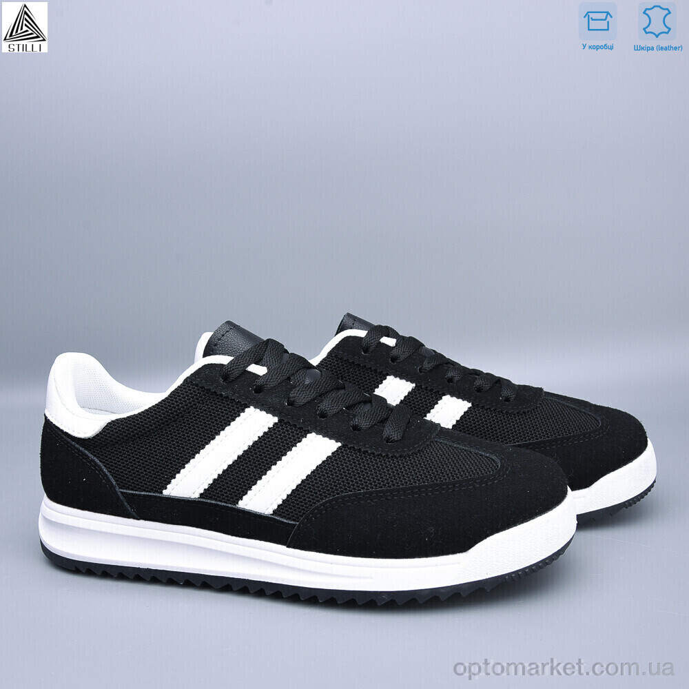 Купить Кросівки жіночі AX50-5 шкіра Stilli чорний, фото 2
