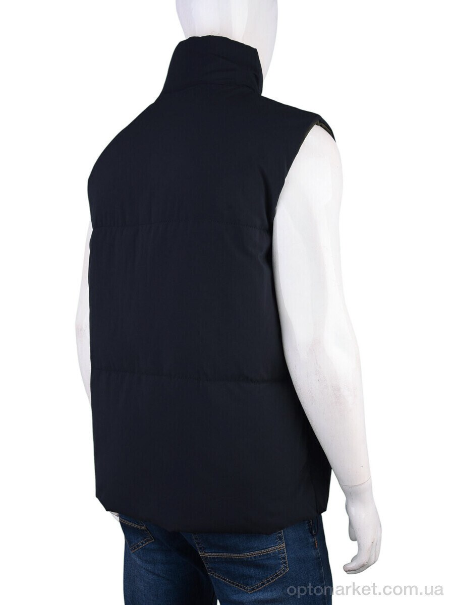 Купить Жилетка чоловічі B-1 (12046) d.navy YuFang синій, фото 2