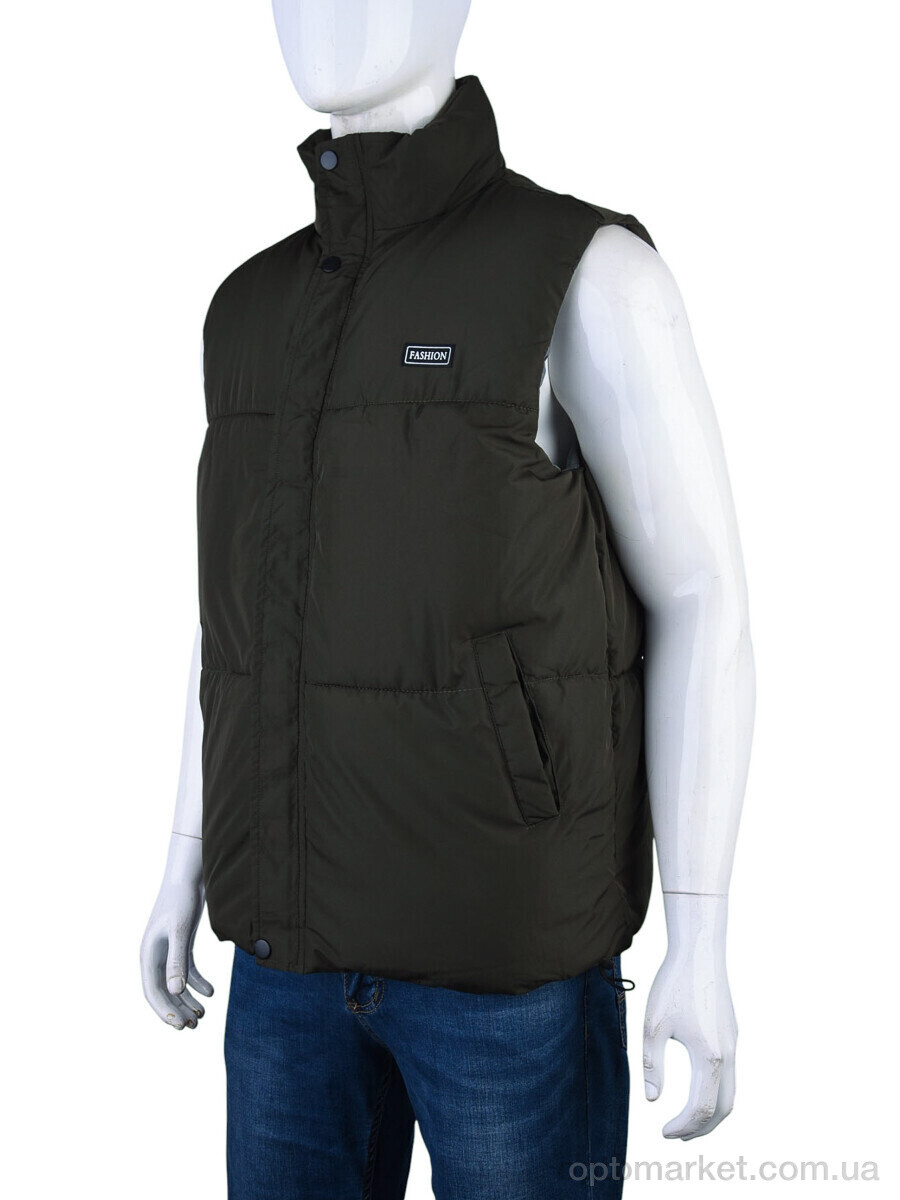 Купить Жилетка чоловічі B-1 (12046) khaki YuFang зелений, фото 1