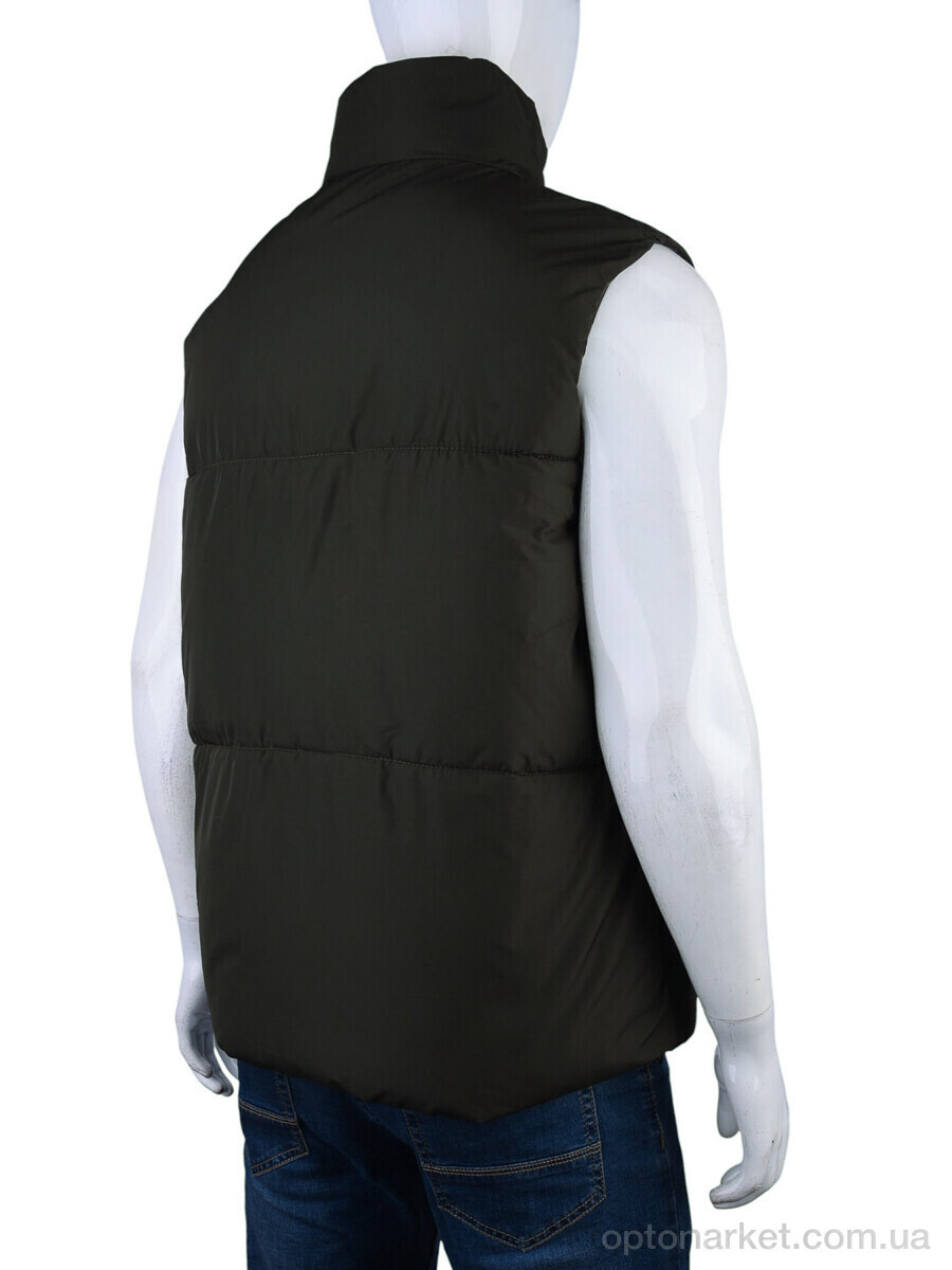 Купить Жилетка чоловічі B-1 (12046) khaki YuFang зелений, фото 2