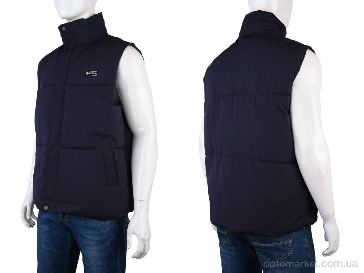 Купить Жилетка чоловічі B-1 (12046) navy YuFang синій, фото 3