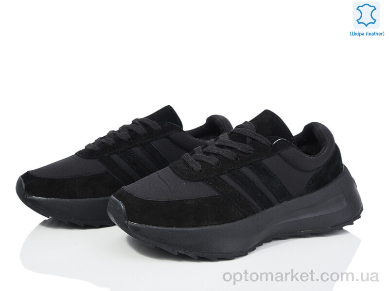 Купить Кросівки жіночі B0010-2 A.idas чорний, фото 2