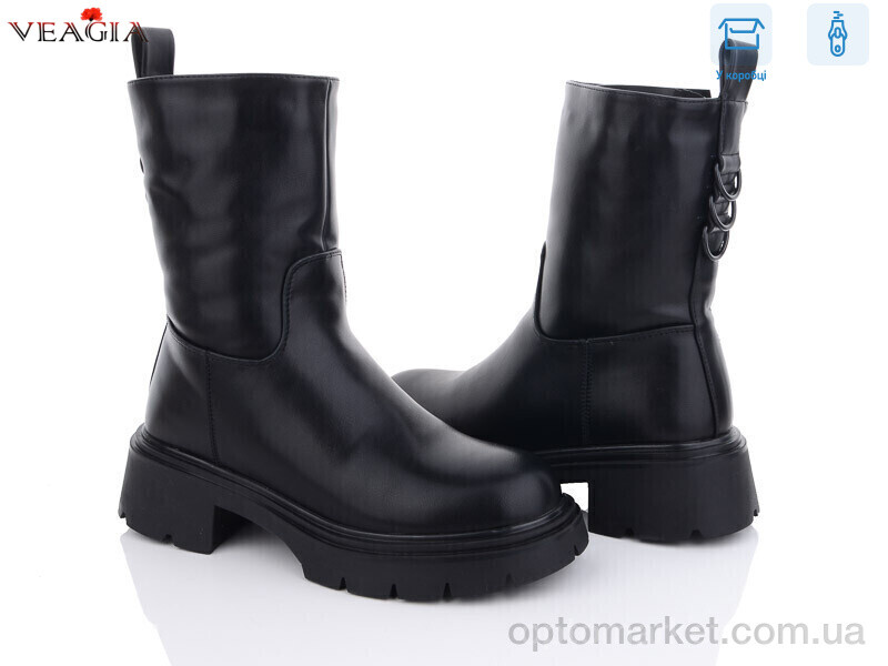 Купить Чоботи жіночі B0016 G&8 чорний, фото 1