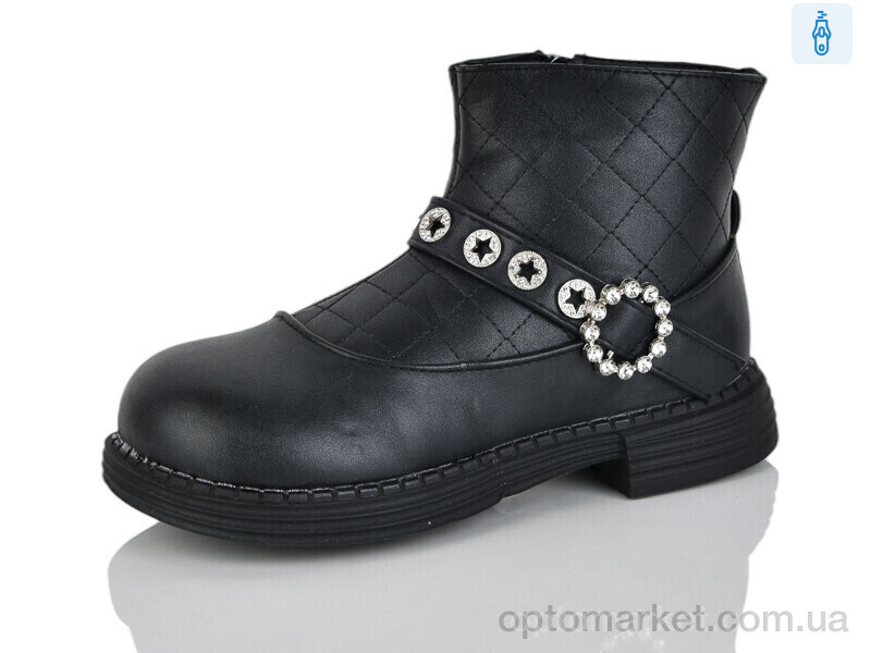 Купить Черевики дитячі B003 black KEWK чорний, фото 1