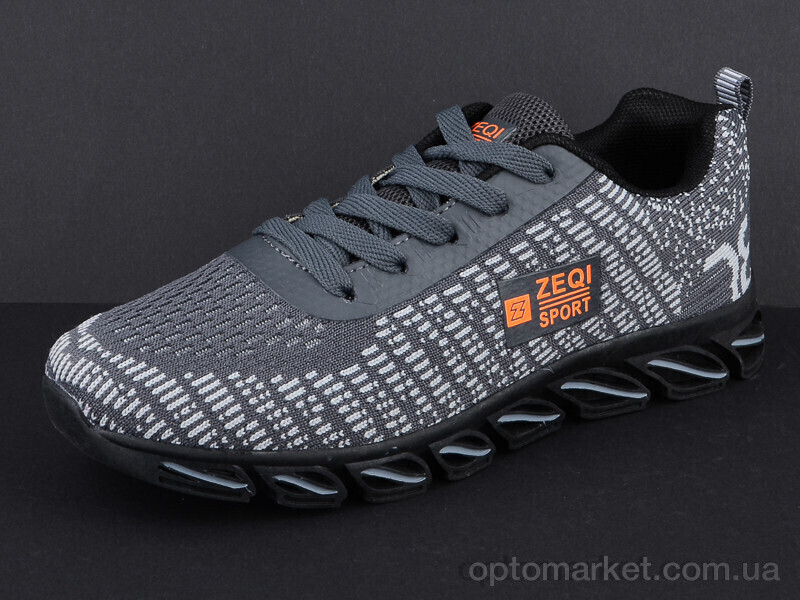 Купить Кросівки жіночі B01-4 Zeqi сірий, фото 2