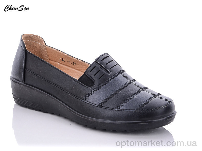 Купить Туфлі жіночі B01-5 Xing Yun чорний, фото 1