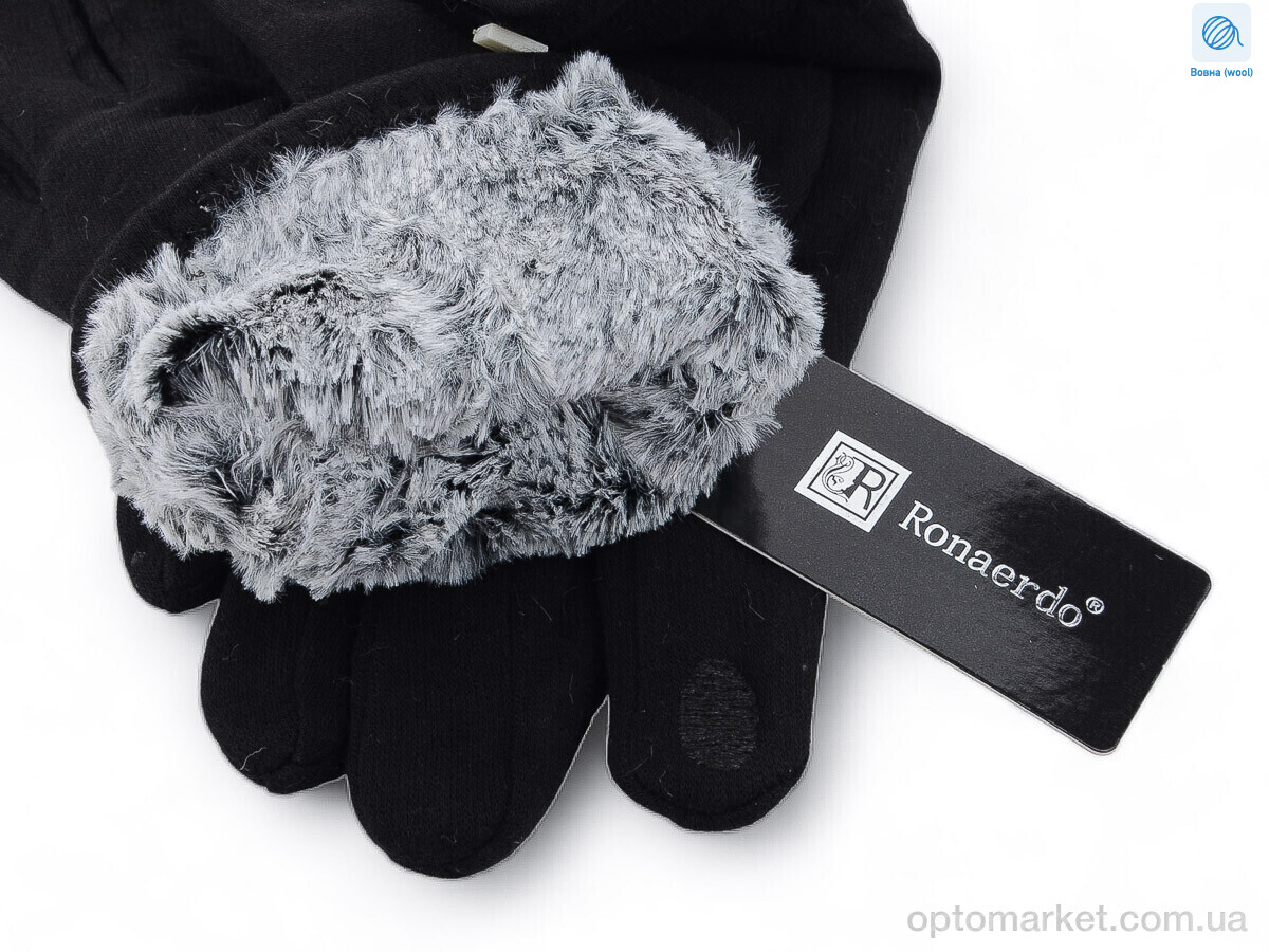 Купить Рукавички чоловічі B010 black Ronaerdo чорний, фото 2