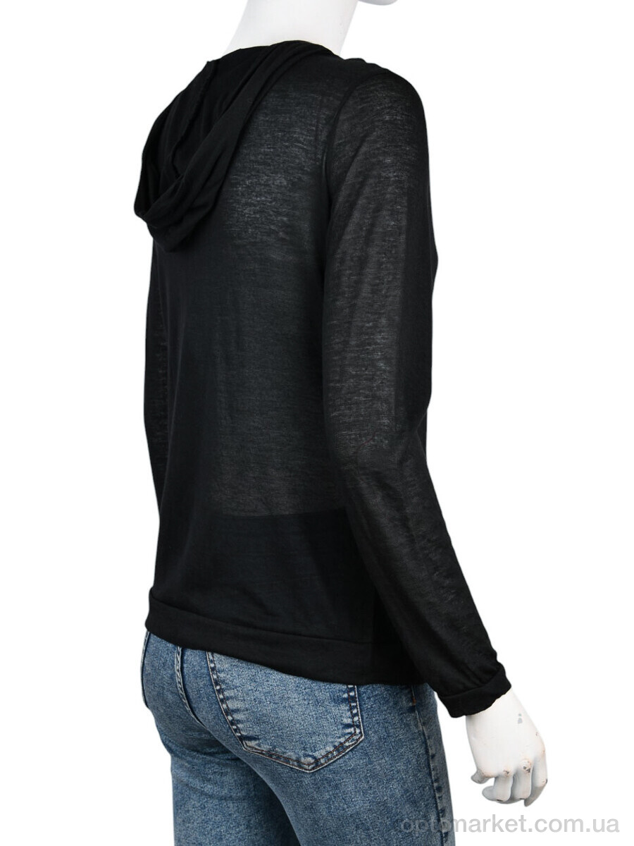 Купить Кофта жіночі B0100-1 black (10795) DuoDuoBoBo чорний, фото 2
