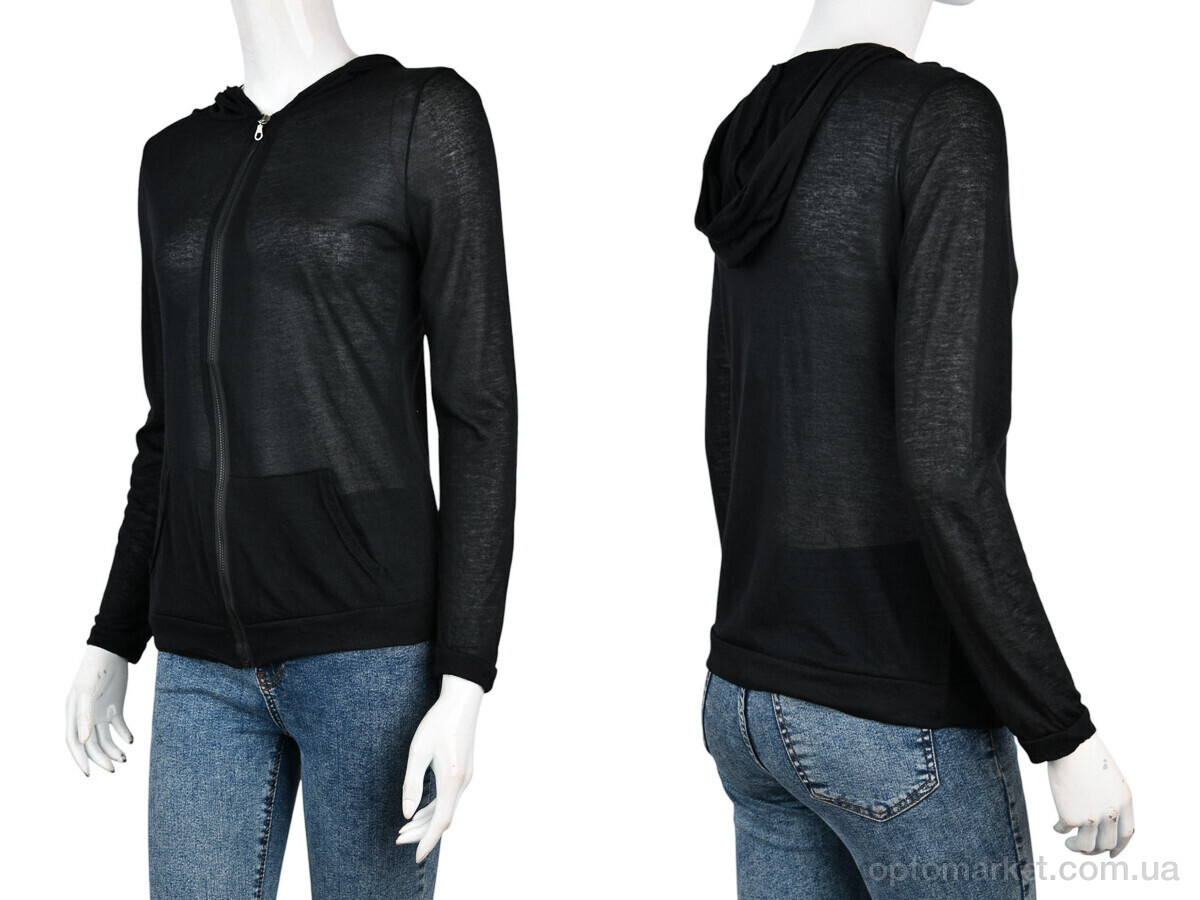 Купить Кофта жіночі B0100-1 black (10795) DuoDuoBoBo чорний, фото 3