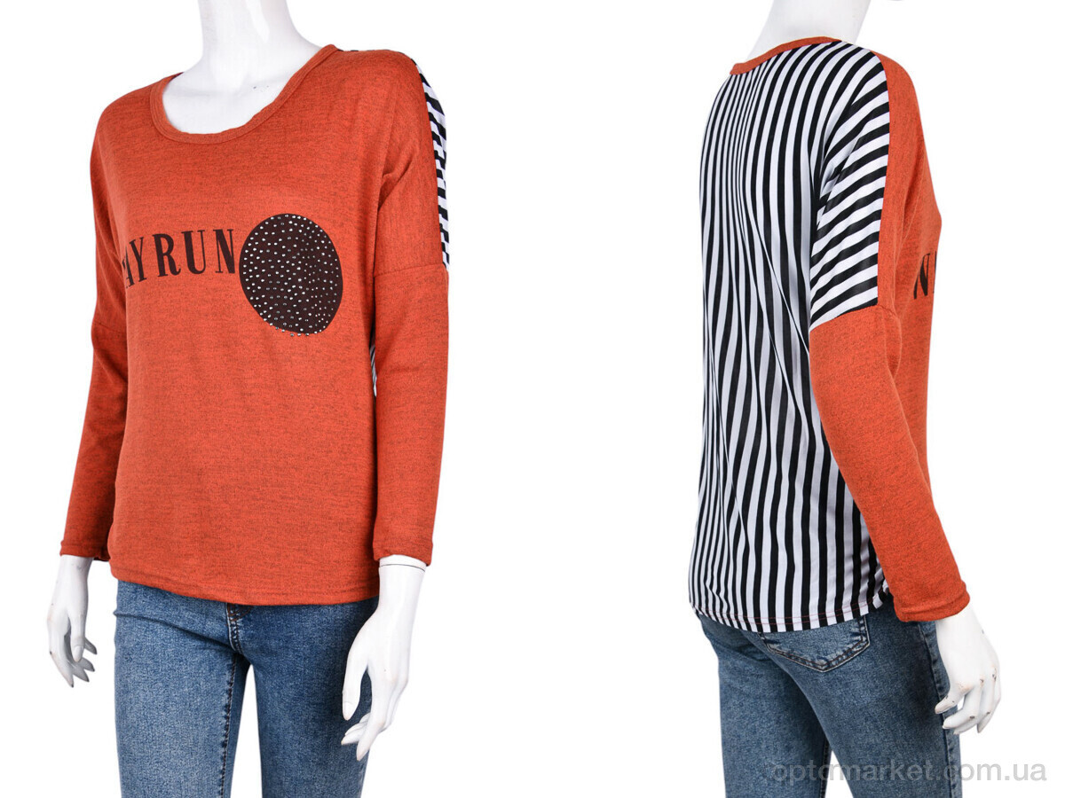 Купить Батник жіночі B0101-5 orange (10805) DuoDuoBoBo помаранчевий, фото 3