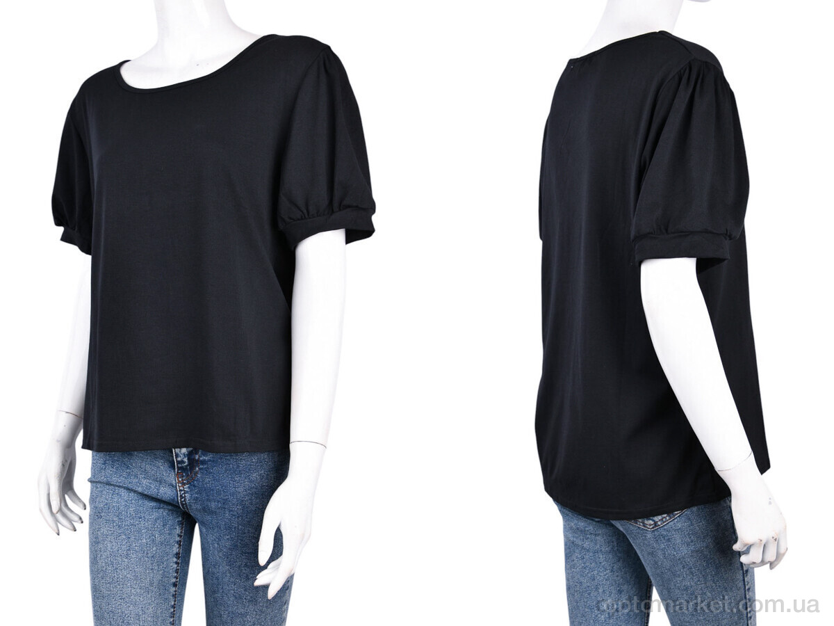 Купить Футболка жіночі B0102-1 black (10788) DuoDuoBoBo чорний, фото 3