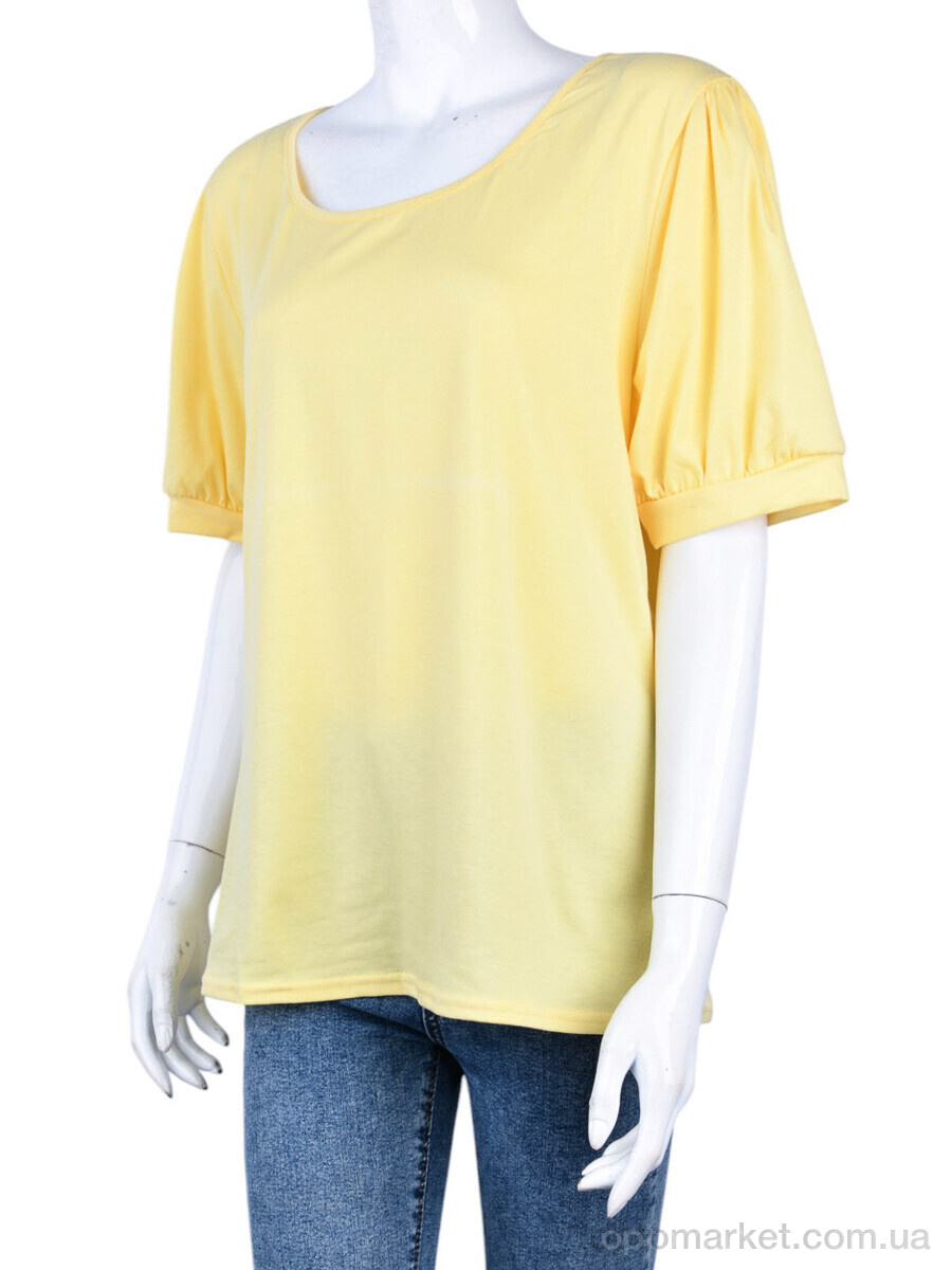 Купить Футболка жіночі B0102-3 yellow (10792) DuoDuoBoBo жовтий, фото 1