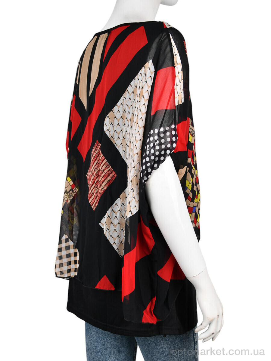 Купить Блуза жіночі B0106-1 (10898) red DuDuBoBo чорний, фото 2