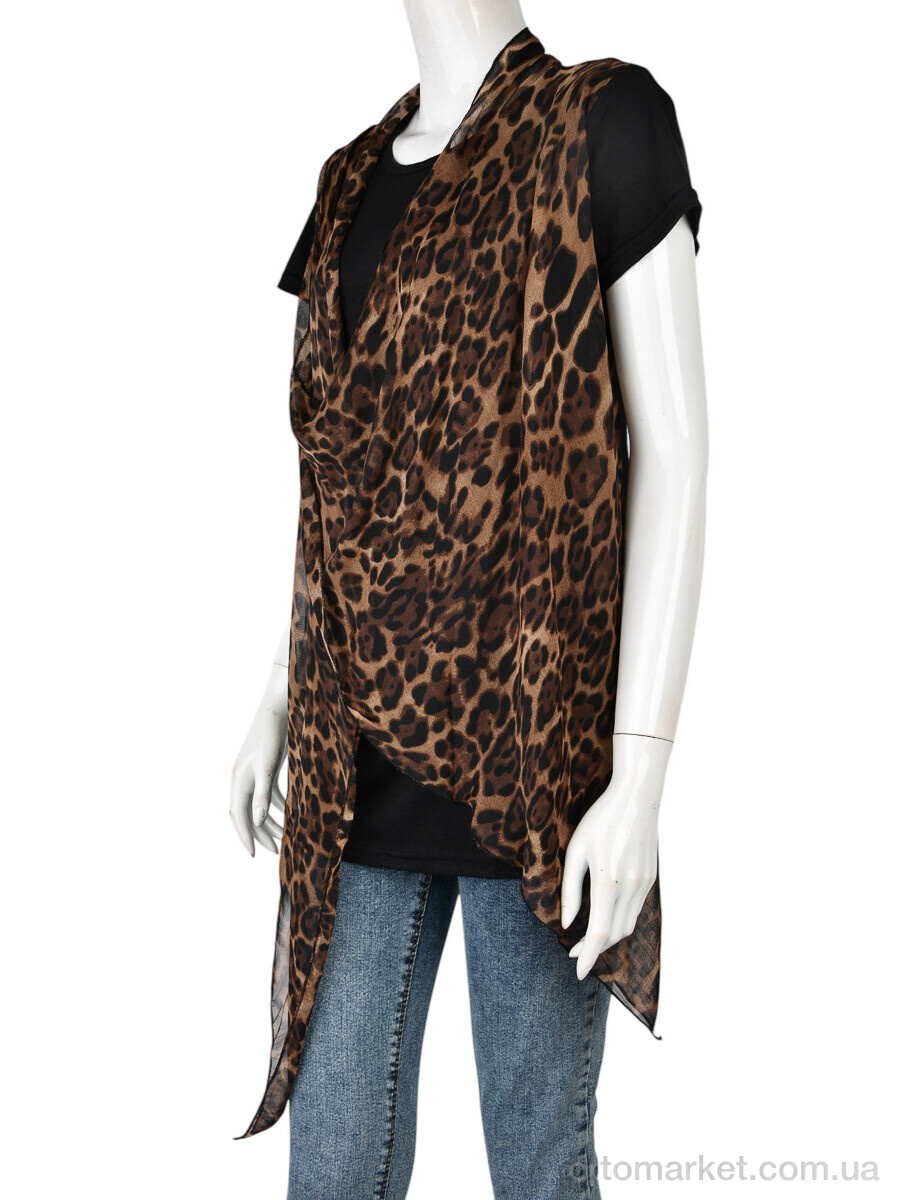 Купить Футболка жіночі B0106-10 (11304) black DuDuBoBo чорний, фото 1