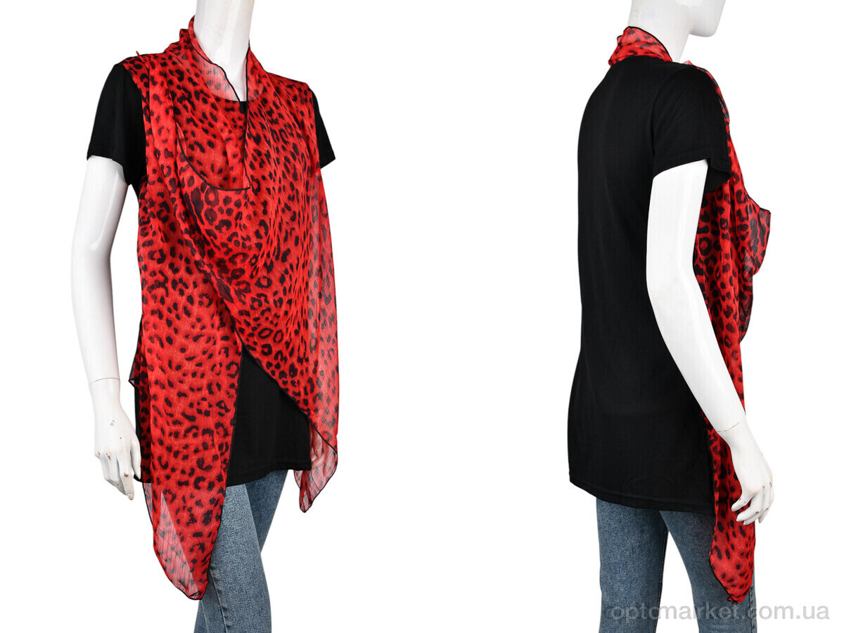 Купить Блуза жіночі B0106-5 (10902) red DuDuBoBo чорний, фото 3