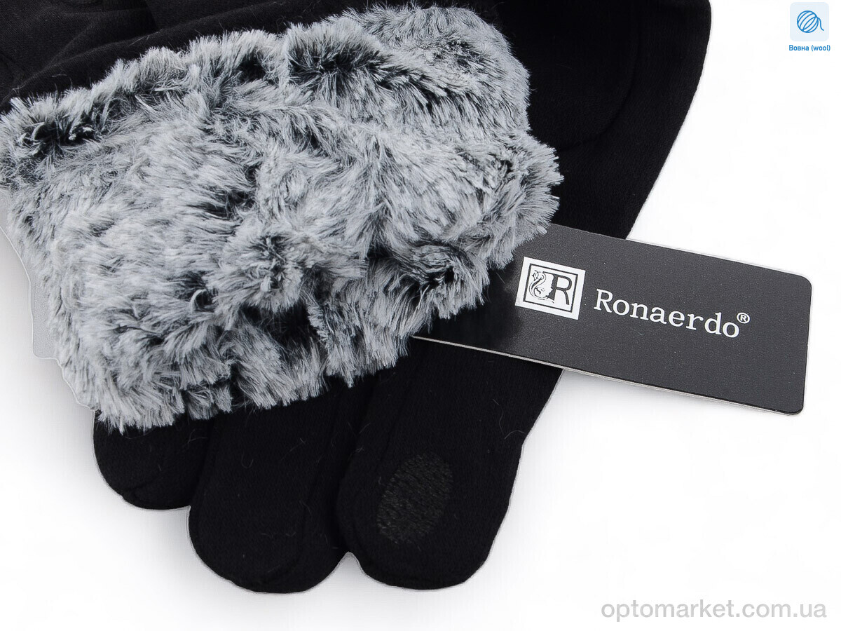 Купить Рукавички чоловічі B012 black Ronaerdo чорний, фото 2