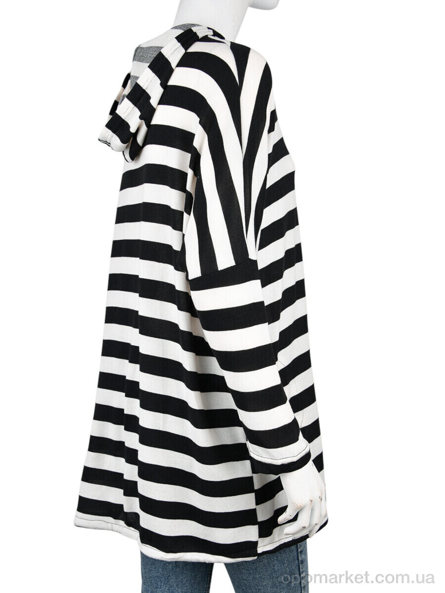 Купить Кофта жіночі B0123-1 (10987) black-white DuDuBoBo білий, фото 2