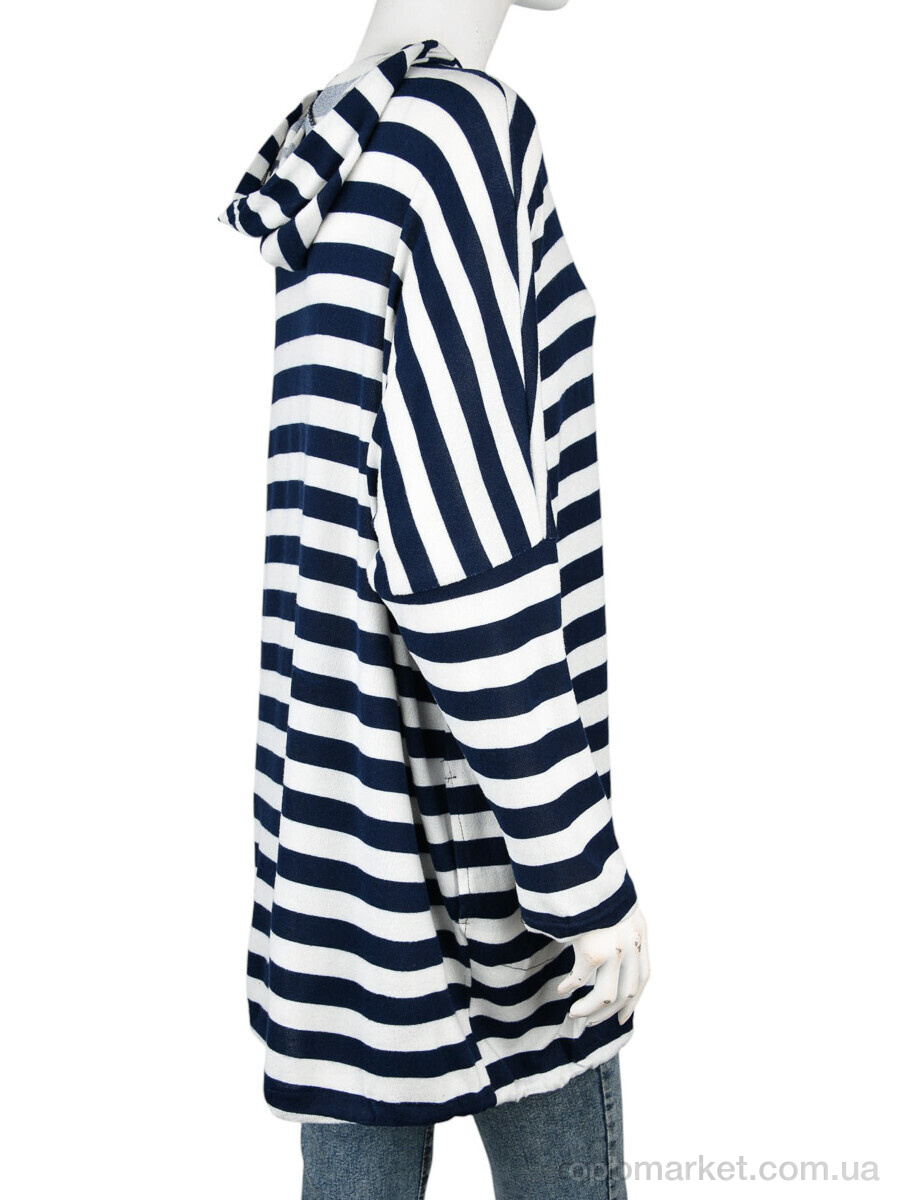 Купить Кофта жіночі B0123-3 (10989) blue-white DuDuBoBo синій, фото 2