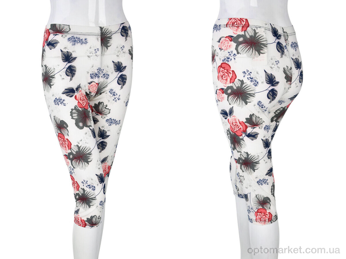 Купить Бриджі жіночі B0125-3 (10999) red DuDuBoBo білий, фото 3