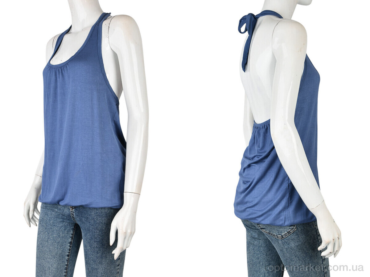 Купить Майка жіночі B0132-12 (11240) blue DuDuBoBo синій, фото 3