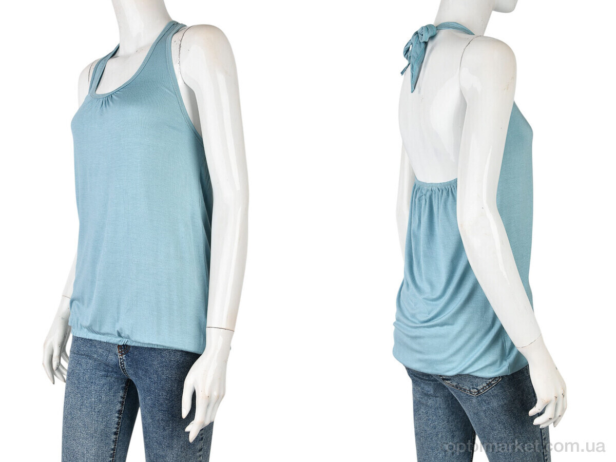 Купить Майка жіночі B0132-13 (11242) blue DuDuBoBo синій, фото 3