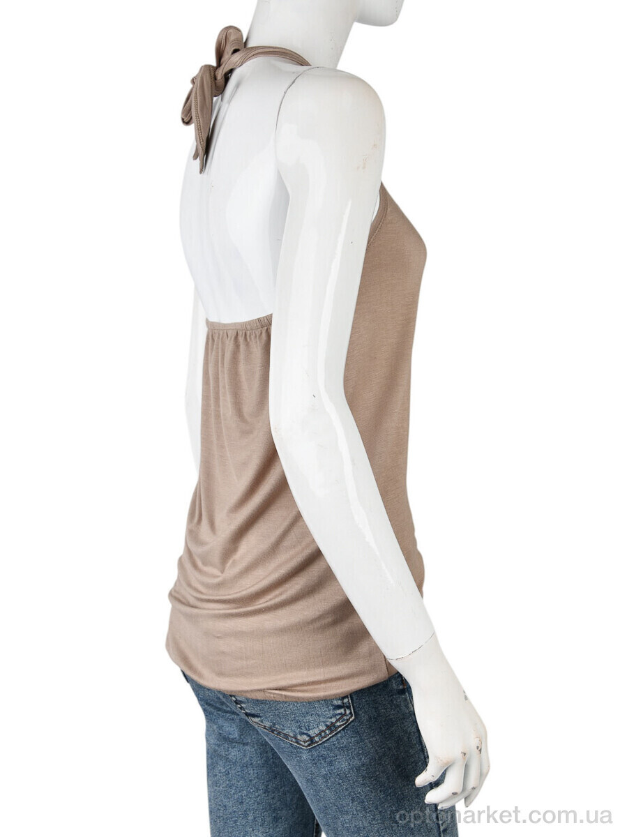 Купить Майка жіночі B0132-14 (11245) beige DuDuBoBo бежевий, фото 2